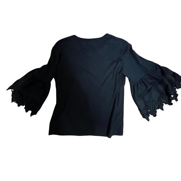 See by Chloe Black Bell Sleeve Top - Picture 3 of 4